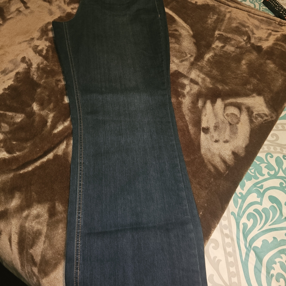 Ashley Stewart Dark Blue Boot Cut Jeans
